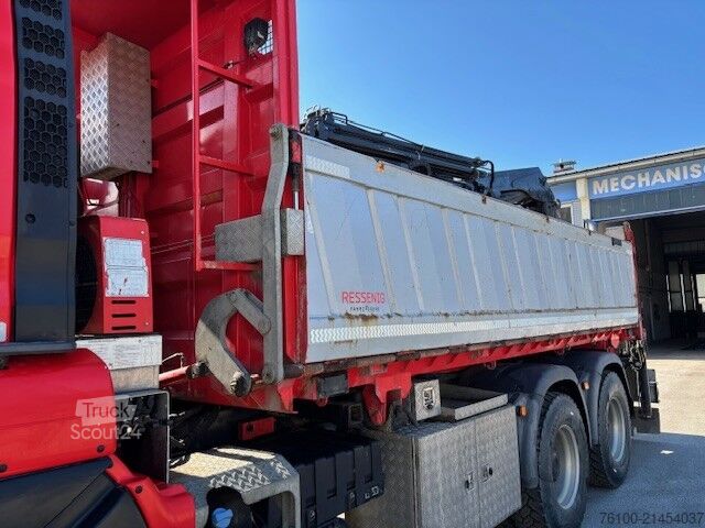 Driezijdige kipper MAN TGS 33.500 Kipper+HIAB 232-5