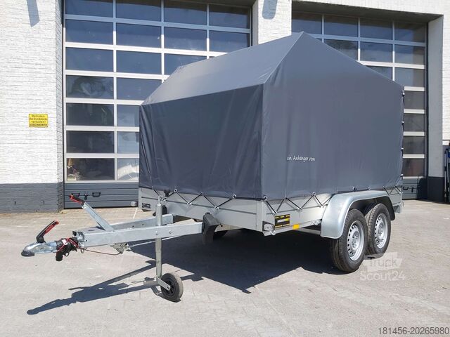 Automašīnas piekabe Anssems GTT 2000 Alu Hochplane aero grau 301x151x150cm