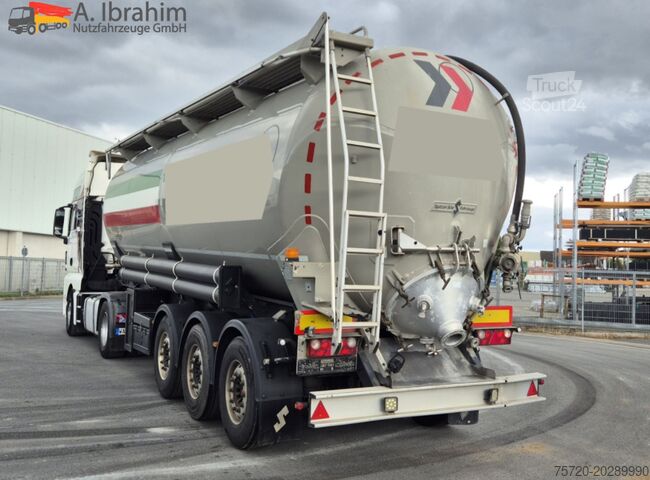 Naczepa silos SPITZER SKL2745CAL leichter Anfahrschaden elektr. Pumpe