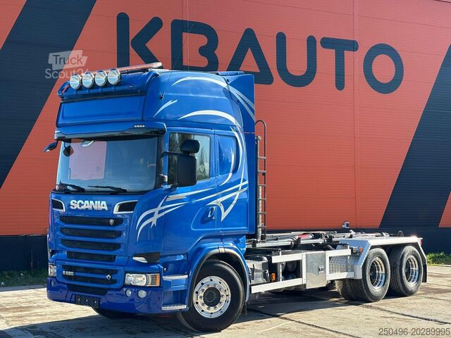 Koukkuvarsijärjestelmä Scania R 620 6x4 MULTILIFT 20 ton / L=5400 mm / RETARDER