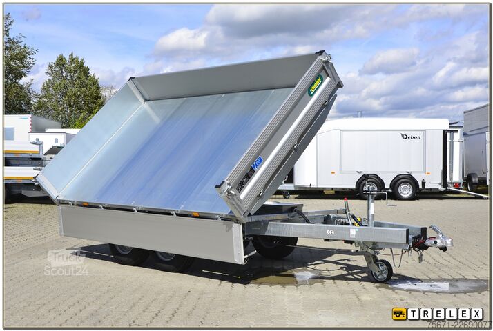 3-weg kipper aanhangwagen Unsinn UDK 3017-35-14 Spinlock Rampenvorbereit.