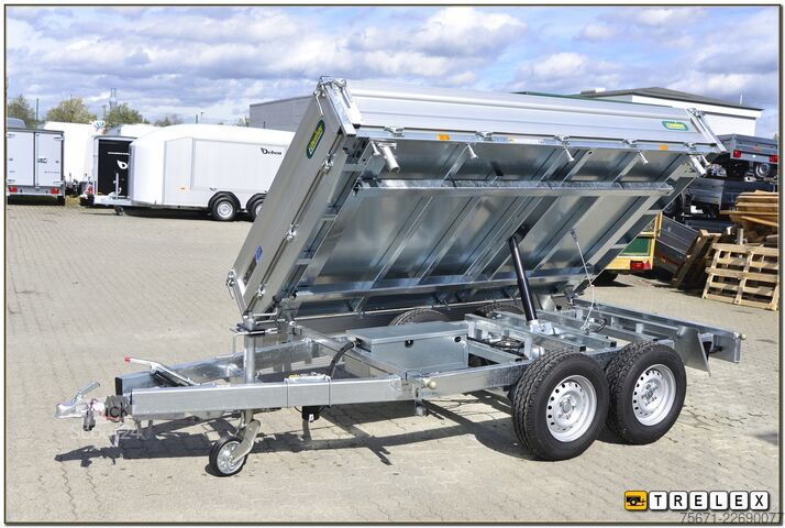 3-weg kipper aanhangwagen Unsinn UDK 3017-35-14 Spinlock Rampenvorbereit.
