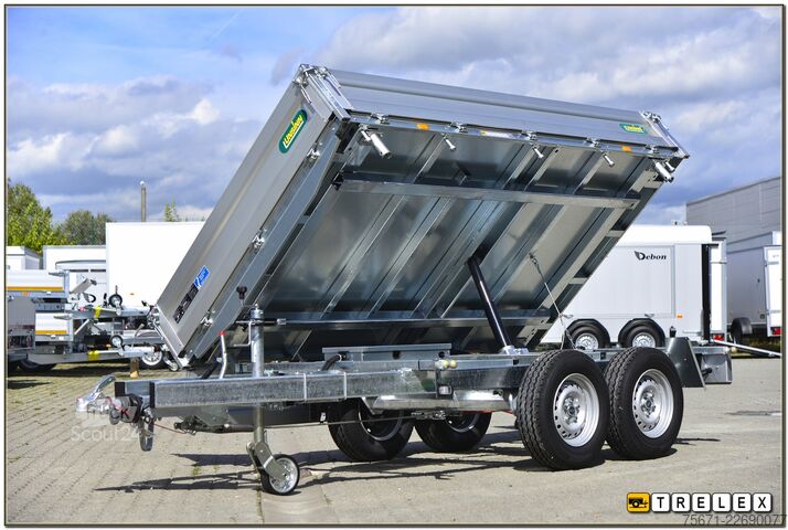 3-weg kipper aanhangwagen Unsinn UDK 3017-35-14 Spinlock Rampenvorbereit.
