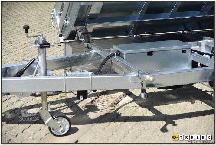 3-weg kipper aanhangwagen Unsinn UDK 3017-35-14 Spinlock Rampenvorbereit.
