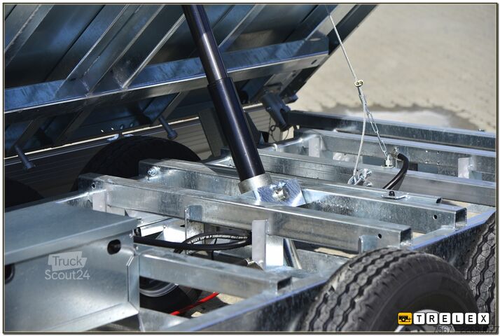 3-weg kipper aanhangwagen Unsinn UDK 3017-35-14 Spinlock Rampenvorbereit.