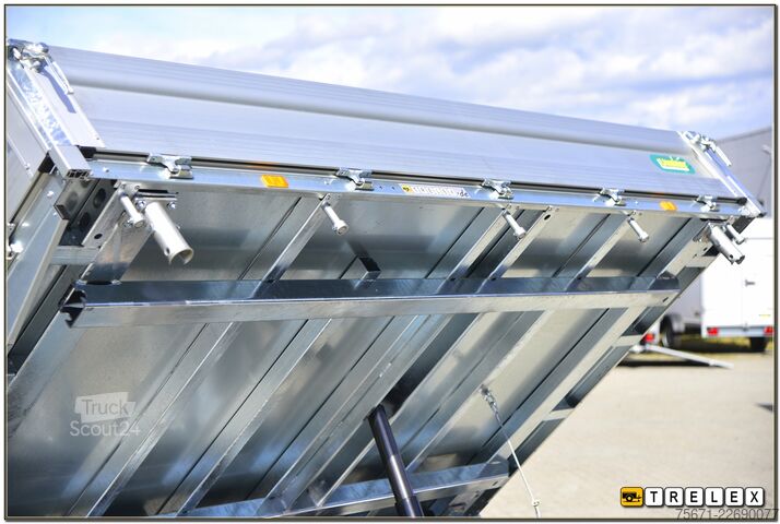 3-weg kipper aanhangwagen Unsinn UDK 3017-35-14 Spinlock Rampenvorbereit.