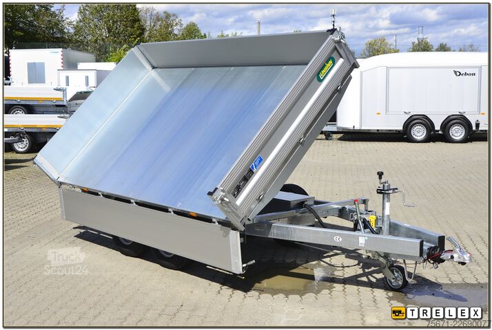 3-weg kipper aanhangwagen Unsinn UDK 3017-35-14 Spinlock Rampenvorbereit.