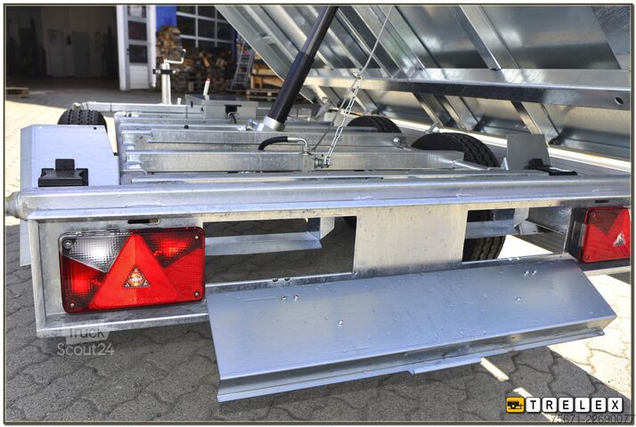 3-weg kipper aanhangwagen Unsinn UDK 3017-35-14 Spinlock Rampenvorbereit.