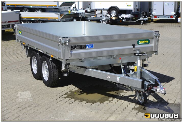 3-weg kipper aanhangwagen Unsinn UDK 3017-35-14 Spinlock Rampenvorbereit.