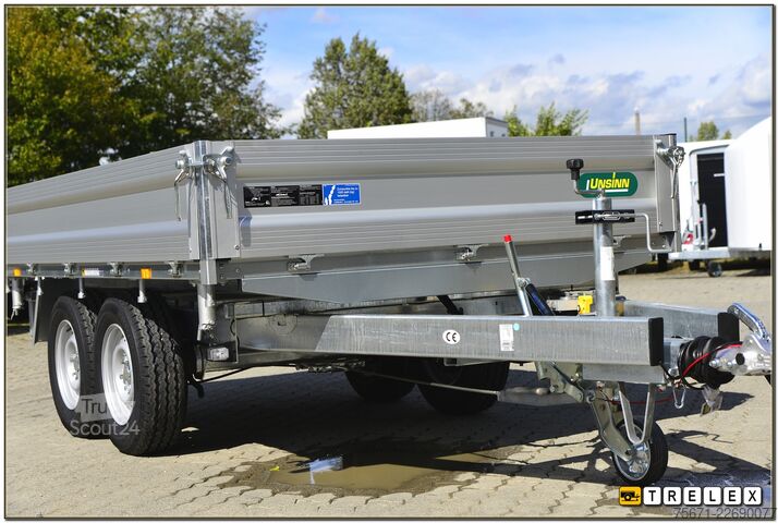 3-weg kipper aanhangwagen Unsinn UDK 3017-35-14 Spinlock Rampenvorbereit.