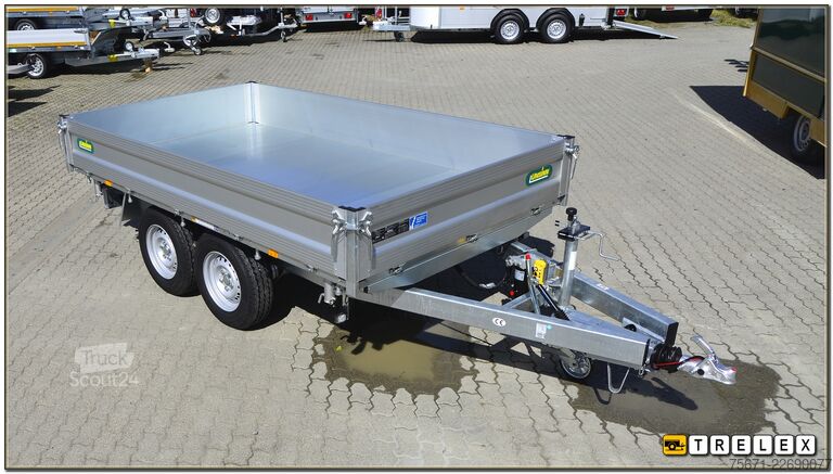3-weg kipper aanhangwagen Unsinn UDK 3017-35-14 Spinlock Rampenvorbereit.