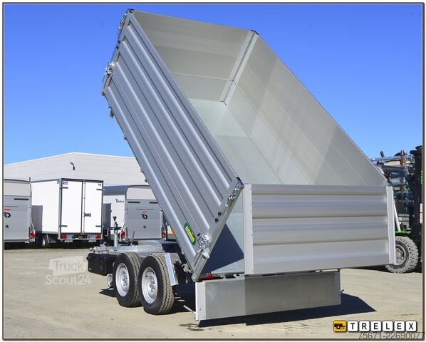3-weg kipper aanhangwagen Unsinn UDK 3017-35-14 Spinlock Rampenvorbereit.