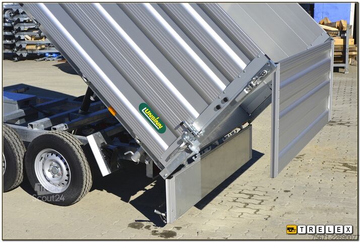 3-weg kipper aanhangwagen Unsinn UDK 3017-35-14 Spinlock Rampenvorbereit.