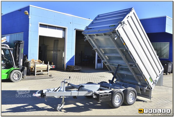 3-weg kipper aanhangwagen Unsinn UDK 3017-35-14 Spinlock Rampenvorbereit.