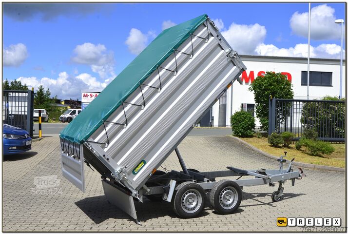 3-weg kipper aanhangwagen Unsinn UDK 3017-35-14 Spinlock Rampenvorbereit.