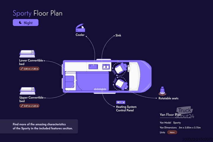 Campervan Fiat Ducato Campervan | 2017 | EURO 6 | Venditore Professionale