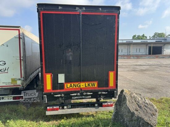 Open semitrailer with tarp SCHWARZMüLLER S1 J-SERIE LANGAUFLIEGER 15,30M,  MIETKAUF MGL.
