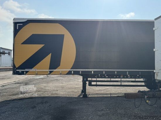 Open semitrailer with tarp SCHWARZMüLLER S1 J-SERIE LANGAUFLIEGER 15,30M,  MIETKAUF MGL.