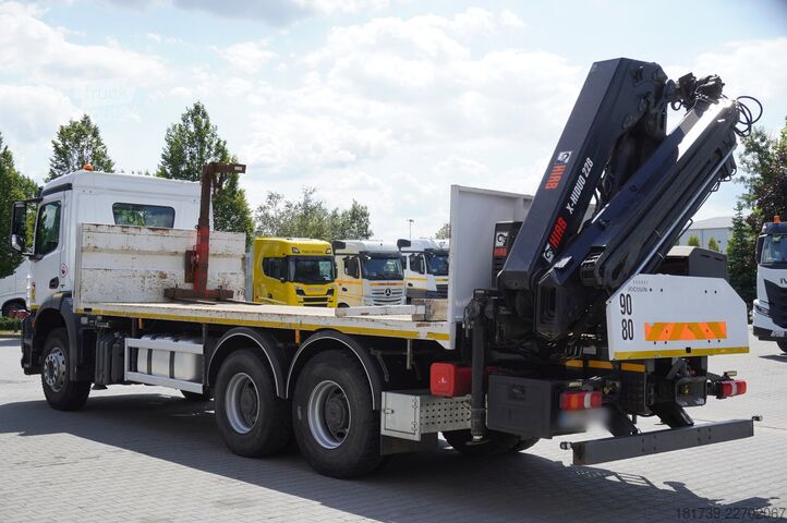 Plattform med kran Mercedes-Benz Arocs 2643 6x4 / HIAB X-Hiduo 228 E-4