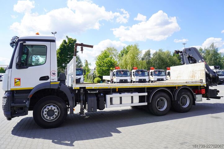 Plattform med kran Mercedes-Benz Arocs 2643 6x4 / HIAB X-Hiduo 228 E-4