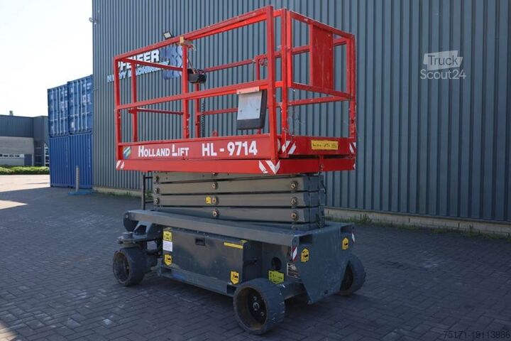 Ножичний підйомник Holland Lift Ecostar HL-9714 Electric, 12m Working Height, 325k