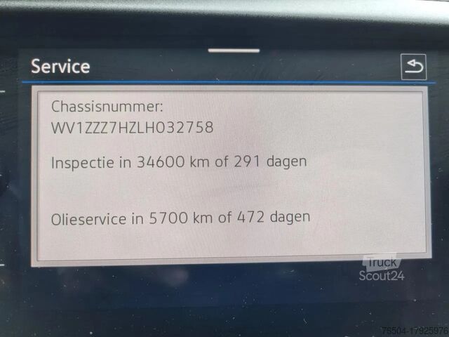 Φορτηγό κουτί Volkswagen Transporter 2.0 TDI 150 PK DSG Automaat Euro 6