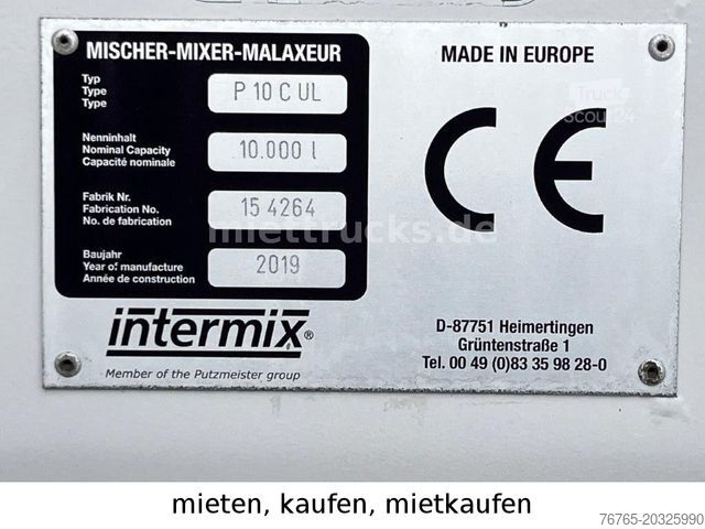 Betona maisītājmašīna kravas automašīna MERCEDES-BENZ 3540B6x4 Putzmeister 10cbm/big axle