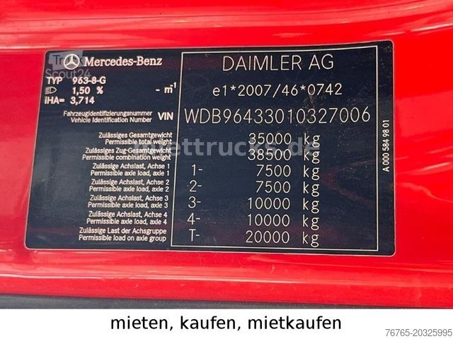 Betonmischer LKW MERCEDES-BENZ 3540B6x4 Putzmeister 10cbm/big axle
