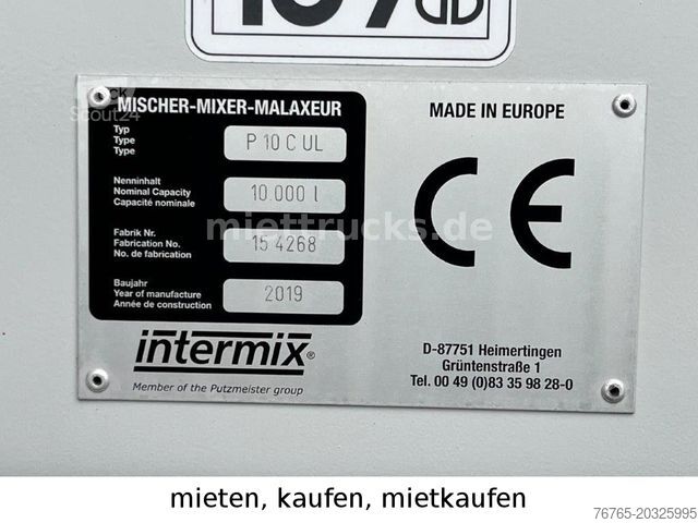Betonmischer LKW MERCEDES-BENZ 3540B6x4 Putzmeister 10cbm/big axle