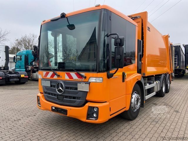Jäteauto MERCEDES-BENZ Econic 2630 Zoeller Medium Lenkachse