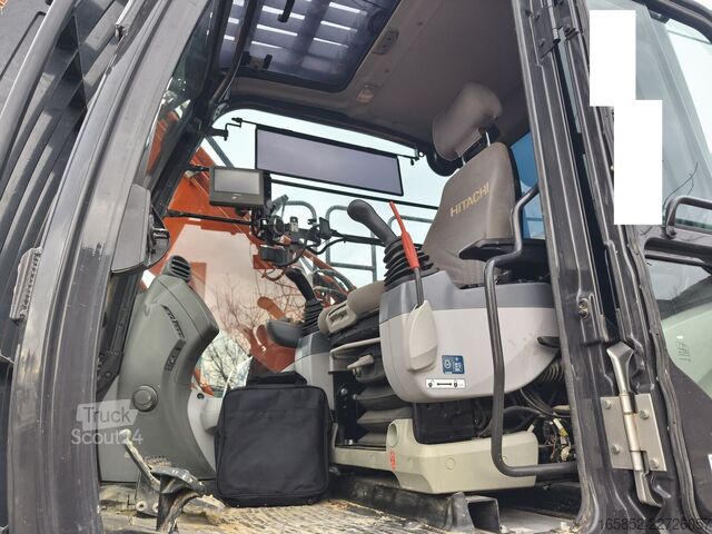 Escavatore cingolato Hitachi ZX160LC-6 Kettenbagger Schnellwechsler Tieflöffel