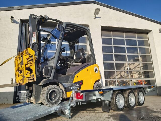 Baumaschinenanhänger Martz Aluboden Builder 3500kg 2625kg Nutlast