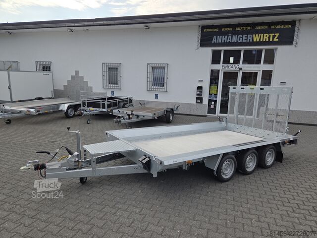 Baumaschinenanhänger Martz Aluboden Builder 3500kg 2625kg Nutlast