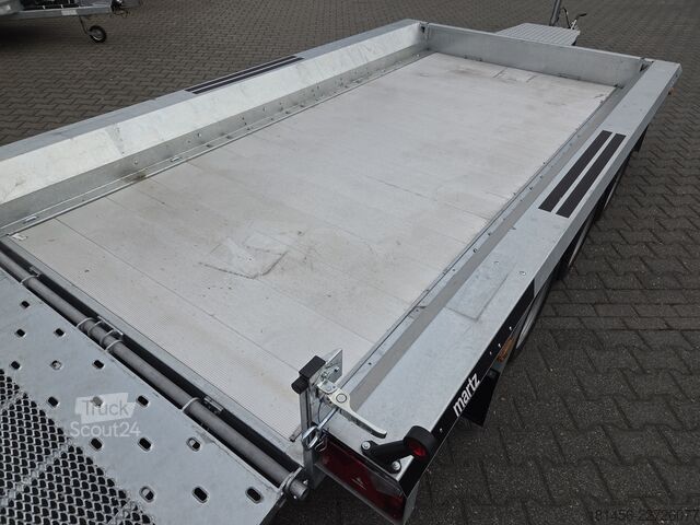 Baumaschinenanhänger Martz Aluboden Builder 3500kg 2625kg Nutlast