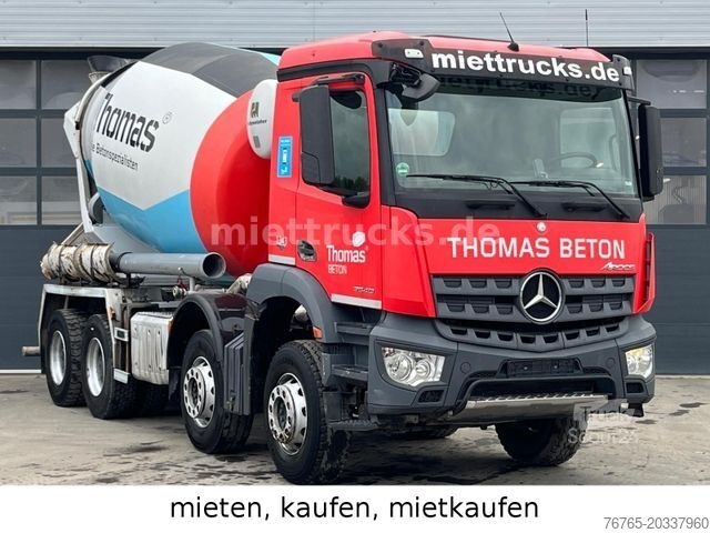 Betonmixer vrachtwagen MERCEDES-BENZ 3540B 8x4 Putzmeister 10cbm/big axle
