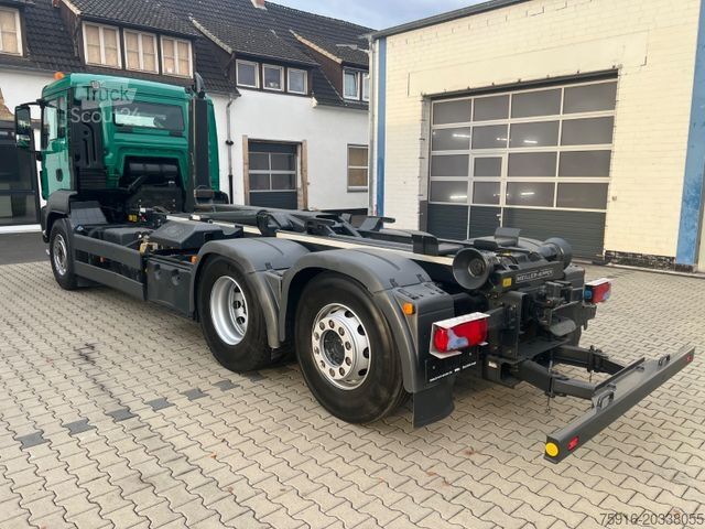 Kanca kasalı yük kamyonu (roll-off) MAN TGS 26.480 6x2 Abrollkipper Meiller, Euro 6