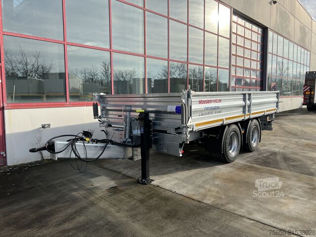 Tipper trailer Möslein TTD 19 B  19 t Tandemkipper- Tieflader, Breitbereifung