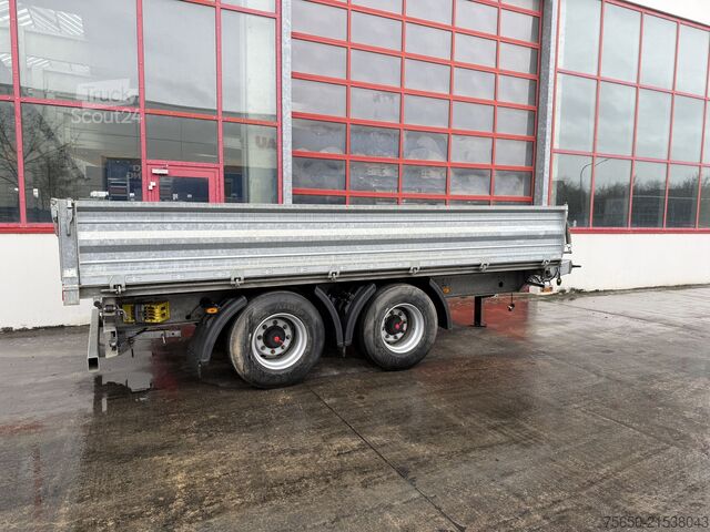 Kippanhänger  18 t  18 t Tandemkipper- Tieflader, wenig Benutzt, Breitbereifung