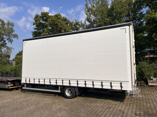 Open trailer with tarp Ackermann Z-KA-F10.5/7,6  1 Achs Planenanhänger 10,5 t GG
