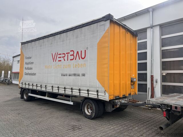 Open trailer with tarp RUFA DHC 18-22  2 Achs Jumbo- Planenanhänger