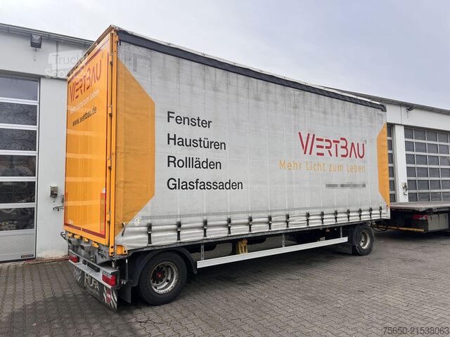 Open trailer with tarp RUFA DHC 18-22  2 Achs Jumbo- Planenanhänger