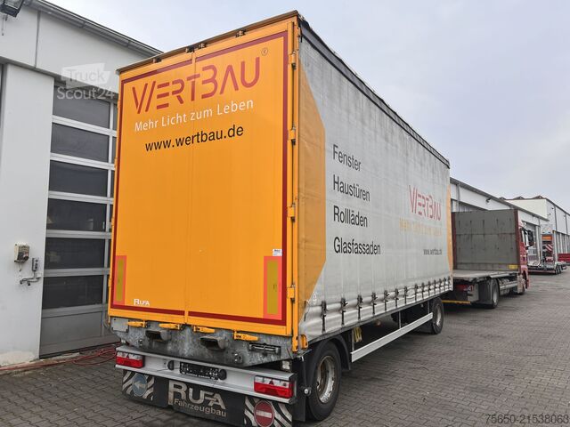 Open trailer with tarp RUFA DHC 18-22  2 Achs Jumbo- Planenanhänger