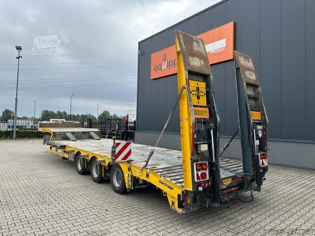 Încărcător redus Broshuis E-2190/27 / 3-axle lowloader /  6,4m extendable...