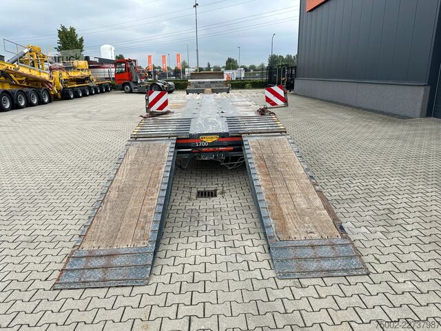 Încărcător redus Broshuis E-2190/27 / 3-axle lowloader /  6,4m extendable...