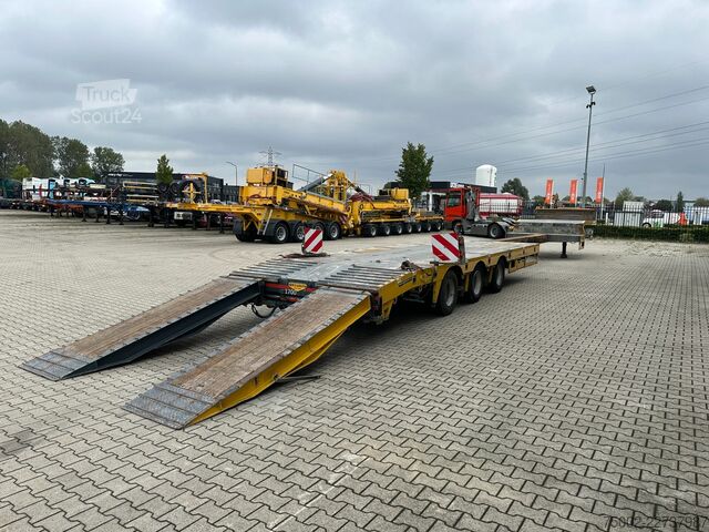 Încărcător redus Broshuis E-2190/27 / 3-axle lowloader /  6,4m extendable...