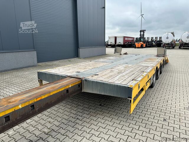 Încărcător redus Broshuis E-2190/27 / 3-axle lowloader /  6,4m extendable...