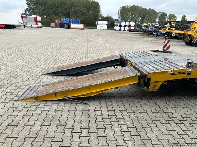 Încărcător redus Broshuis E-2190/27 / 3-axle lowloader /  6,4m extendable...