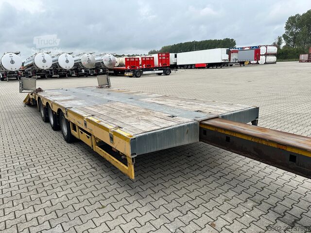 Încărcător redus Broshuis E-2190/27 / 3-axle lowloader /  6,4m extendable...
