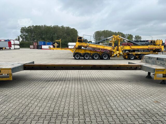 Încărcător redus Broshuis E-2190/27 / 3-axle lowloader /  6,4m extendable...