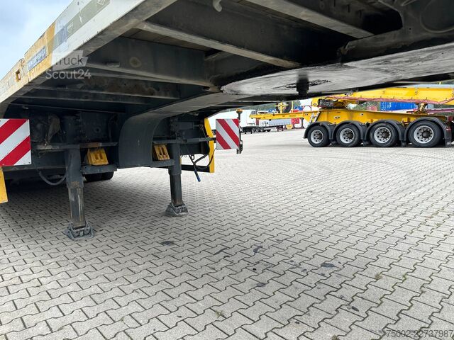Încărcător redus Broshuis E-2190/27 / 3-axle lowloader /  6,4m extendable...